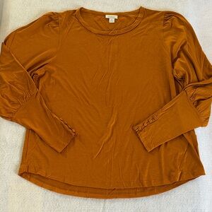 Sundance Women's Orange Long Sleeve Top